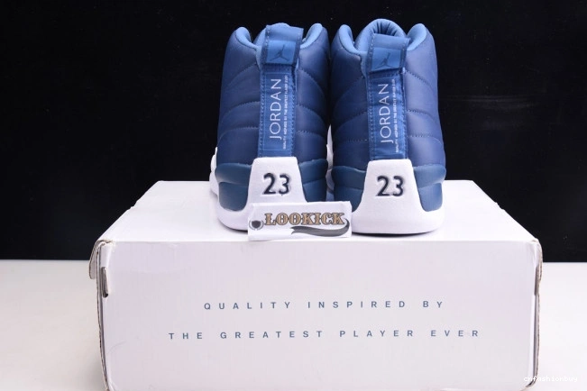 Retro Jordan Stone Blue 130690-404 12 Air 0724